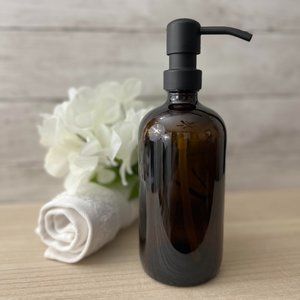 GLASS SOAP DISPENSER